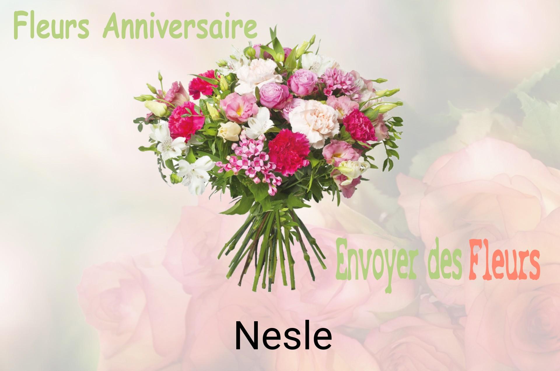 Bouquet de fleurs d’anniversaire livré à Nesle